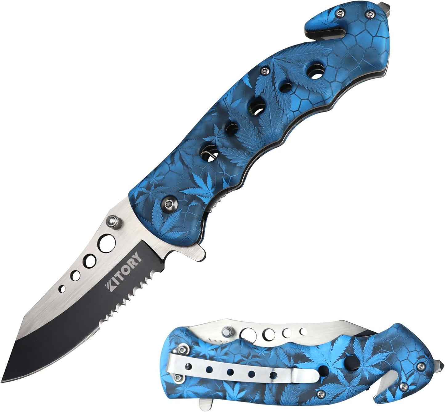 Kitory 3.3'' Multi-Purpose Folding Pocket Knife - KITORY Cutlery