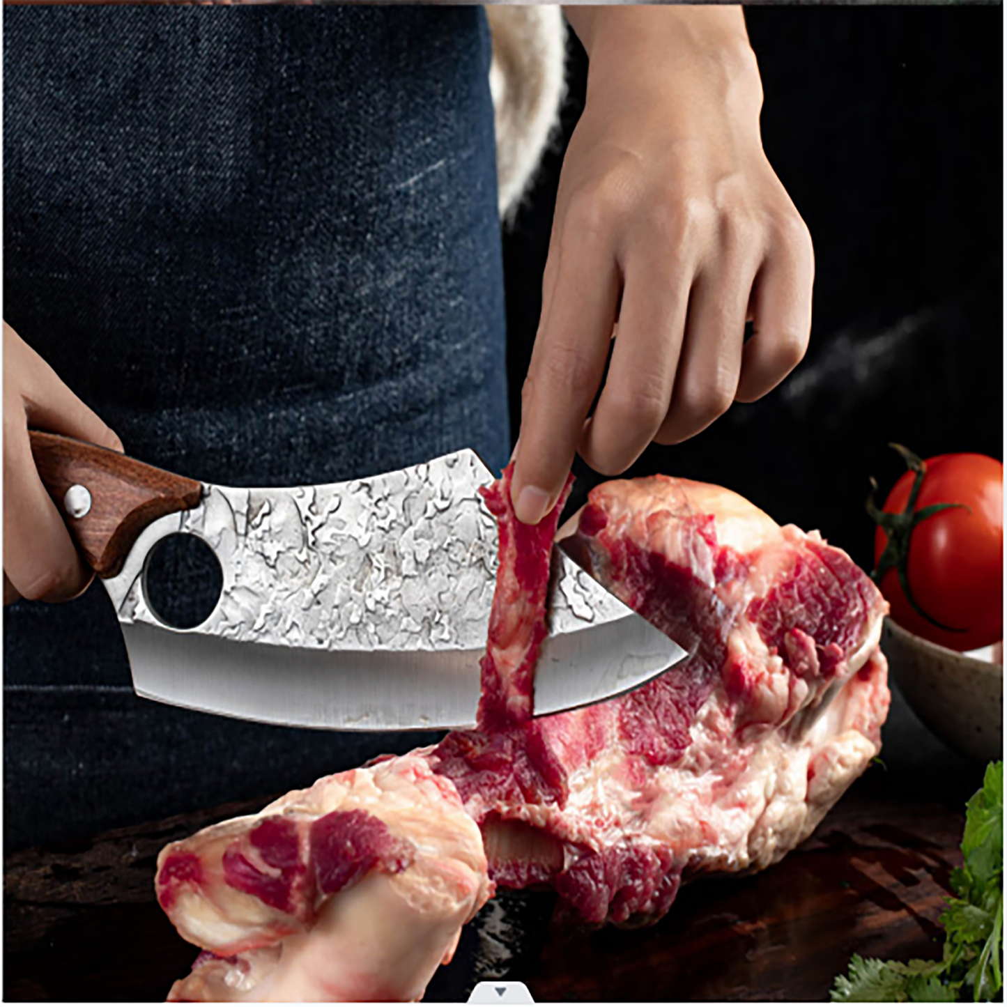 Kitory Sharp Butcher Boning Knife 7 Inch With Pearwood Handle