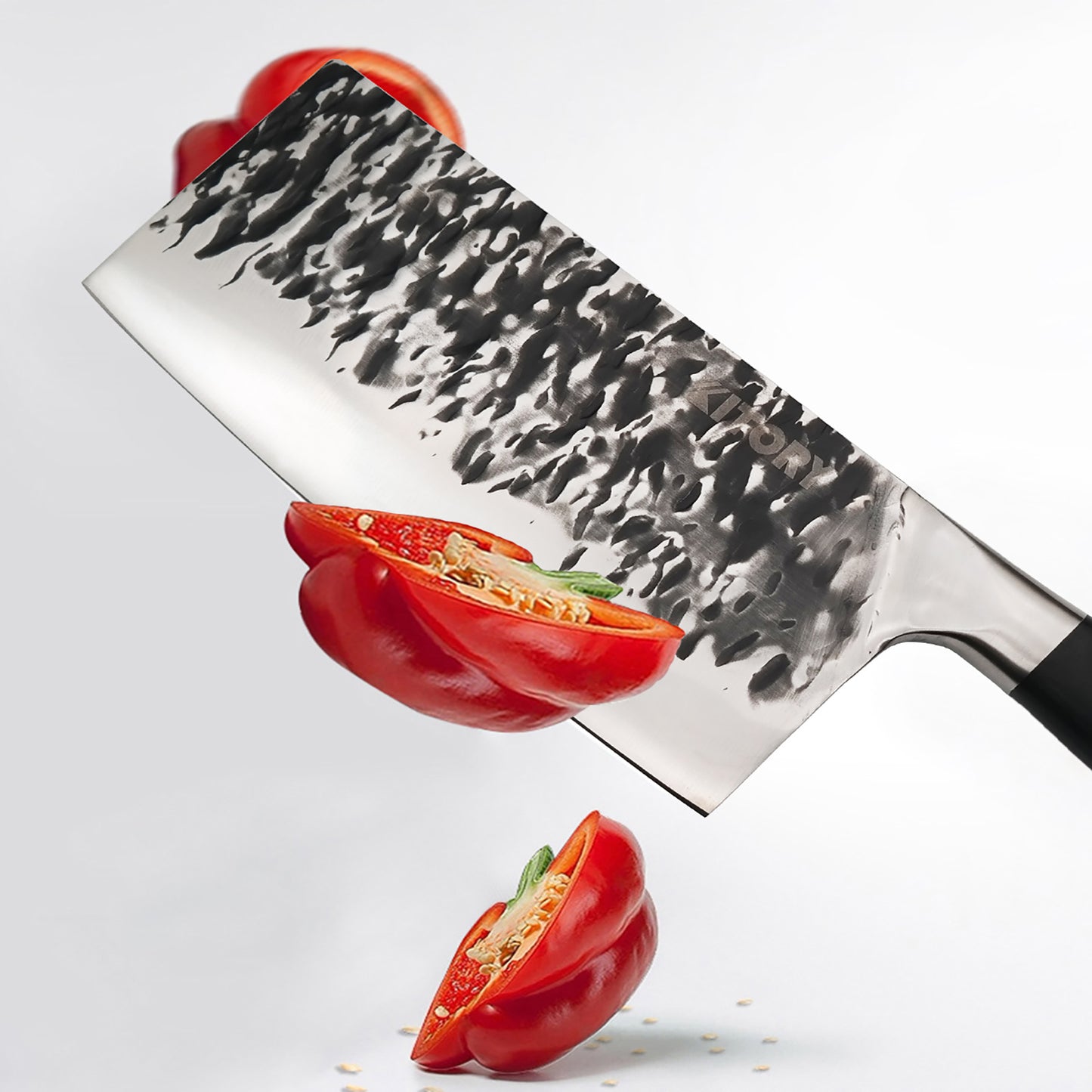 Kitory Meat Cleaver Heavy Duty Chinese Knife 8 Inch