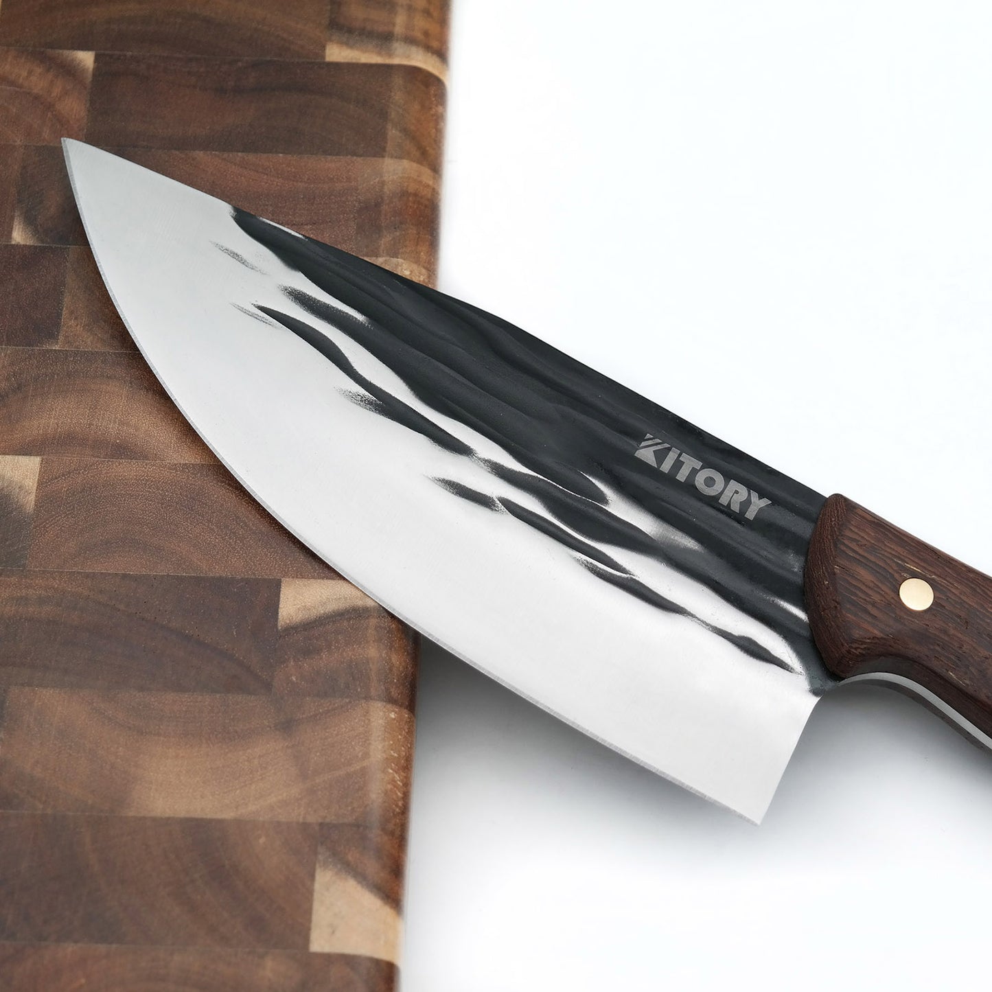 Kitory Butcher Boning Knife Full-tang With Copper Rivets