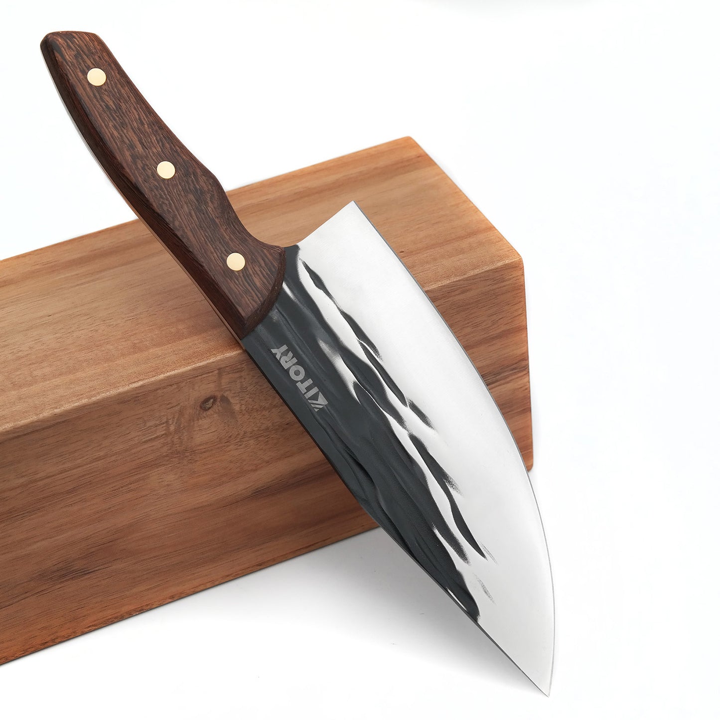 Kitory Butcher Boning Knife Full-tang With Copper Rivets
