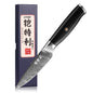 Japanese Damascus Paring Knife VG10 Damascus Steel Ultra Sharp 67 Layers Kitchen Paring Knife with Ergonomic Pakkawood Handle - Unique Gift for Men & Women (3.5 Inch Paring Knife) - KITORY Cutlery