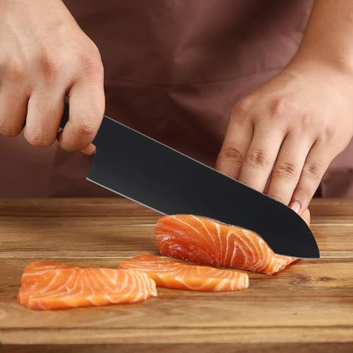 Kitory Santoku Chef Knife 7.5 Inch, Japanese Sharp Blade Kitchen Knife with Ergonomic Handle and the best Knives Choice for Christmas,2023 Gifts For Women and Men