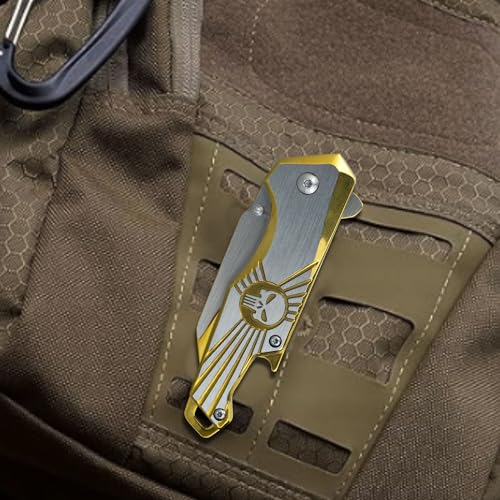 Kitory Pocket Knife 2.5", Outdoor Survival Folding Knife, Stainless Steel Knife Good for Camping Indoor and Outdoor Activities Multi-Purpose Tool