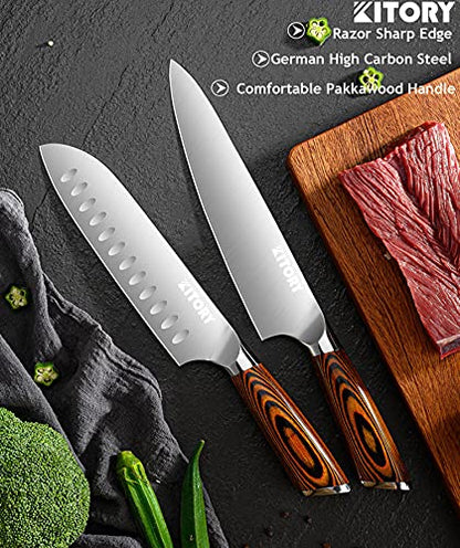 Kitory Chef Knife 8 Inch, Sharp Kitchen Knife German High Carbon Stainless Steel French Knife, 2024 Gifts For Women and Men