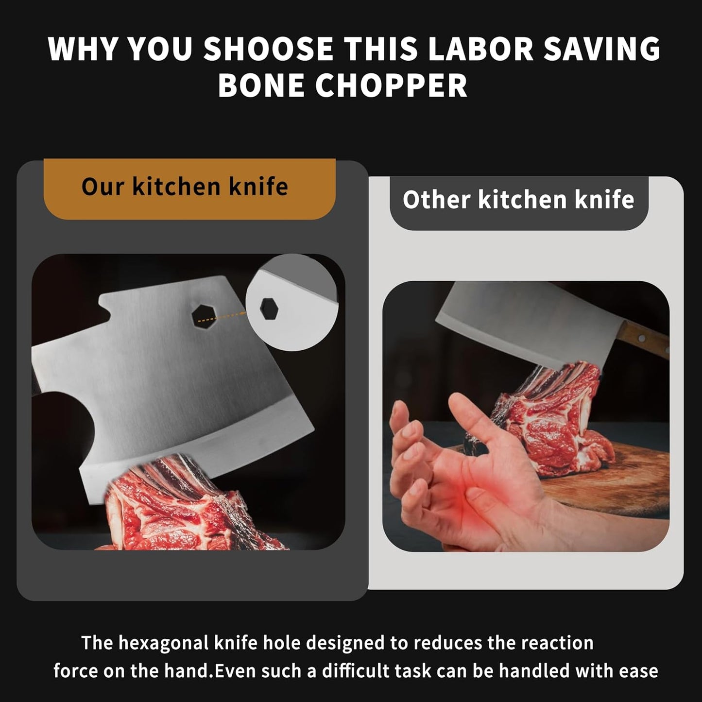 Kitory 5.94'' Meat Cleaver - KITORY Cutlery