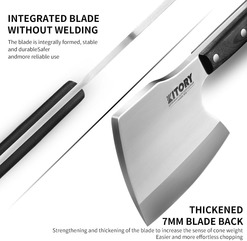 Kitory 6.3'' Super Heavy Duty Meat Cleaver - KITORY Cutlery