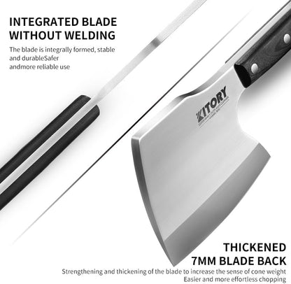 Kitory 6.3'' Super Heavy Duty Meat Cleaver - KITORY Cutlery