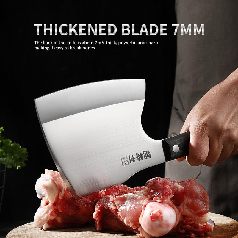 Kitory 6.3'' Super Heavy Duty Meat Cleaver - KITORY Cutlery