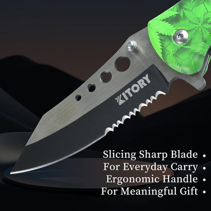 Kitory 3.3'' Multi-Purpose Folding Pocket Knife - KITORY Cutlery