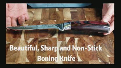 Kitory 7'' High-Carbon Stainless Steel Boning Knife