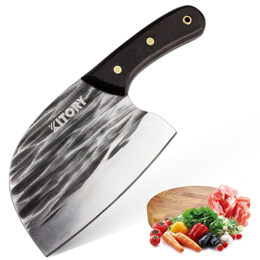Kitory Serbian Knife Full-Tang Wengewood Handle With Gift Box
