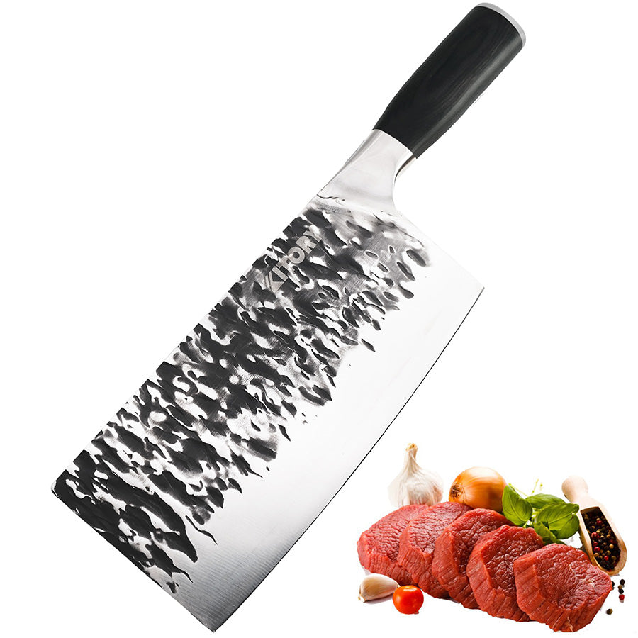 Kitory Meat Cleaver Heavy Duty Chinese Knife 8 Inch