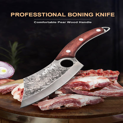 Kitory Sharp Butcher Boning Knife 7 Inch With Pearwood Handle