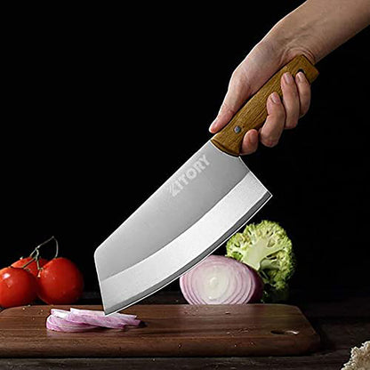 Kitory Multi-Use Kitchen Cutlery Knife German Steel Full Tang