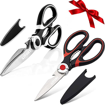 Kitory Premium Kitchen Shears 2-Pack Kitchen Scissors