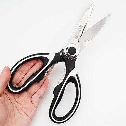 Kitory Kitchen Shears Multi Purpose Scissors Black