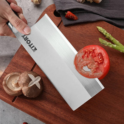 KD 7 Inch Aroma House Meat Cleaver: High Carbon German Stainless Steel –  Knife Depot Co.