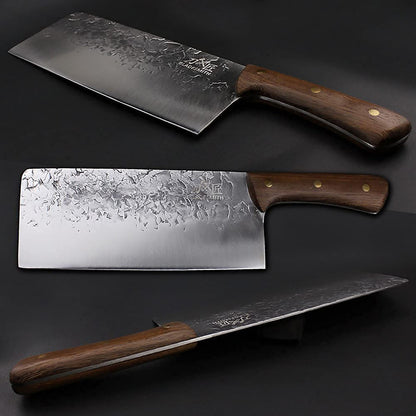 BLADESMITH Vegetable Knife 8 Inch High Carbon Steel Full Tang Blade