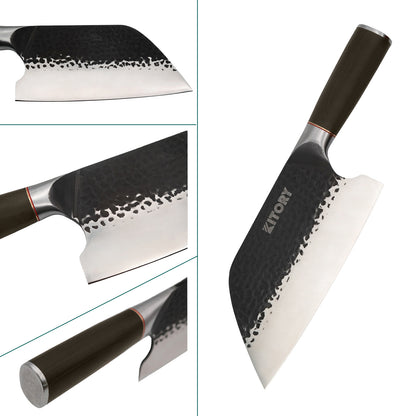 Kitory Serbian Knife High Carbon Steel Wengewood Handle