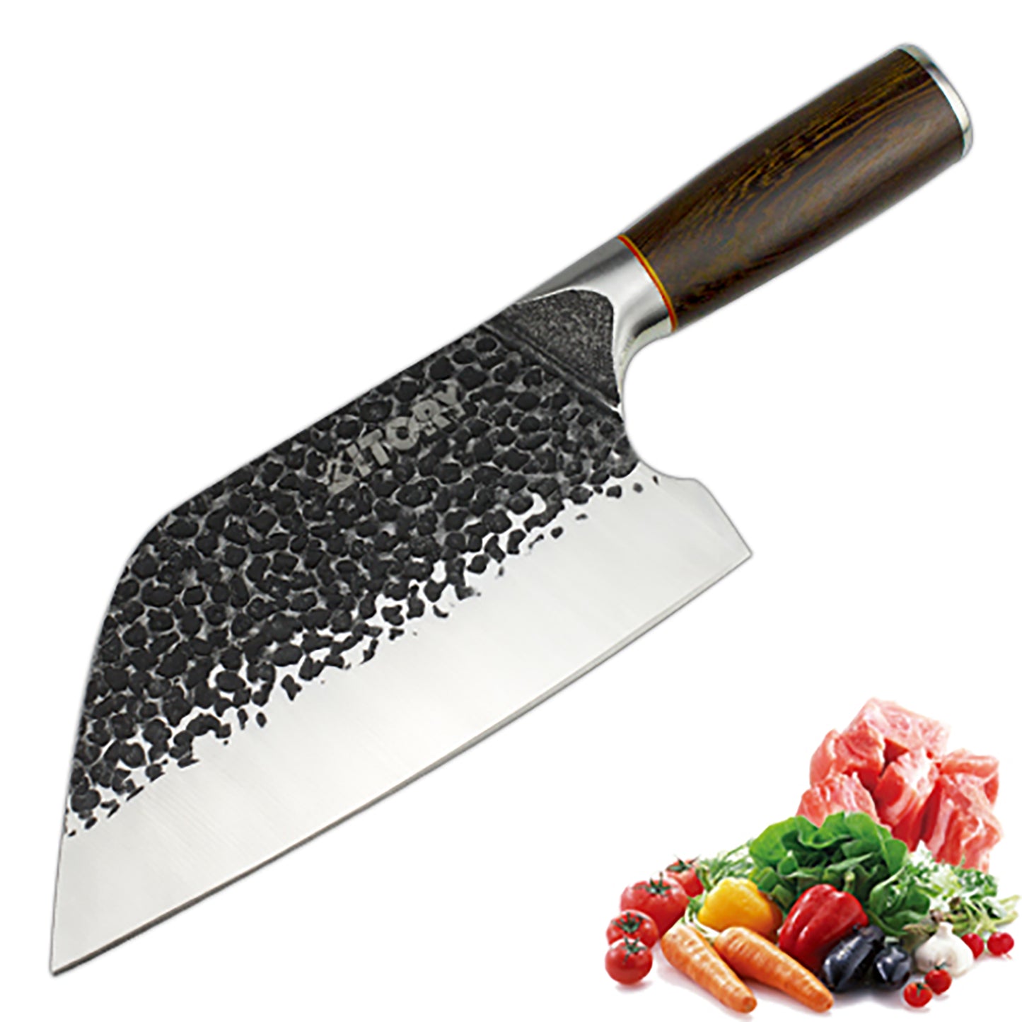 Kitory Serbian Knife High Carbon Steel Wengewood Handle