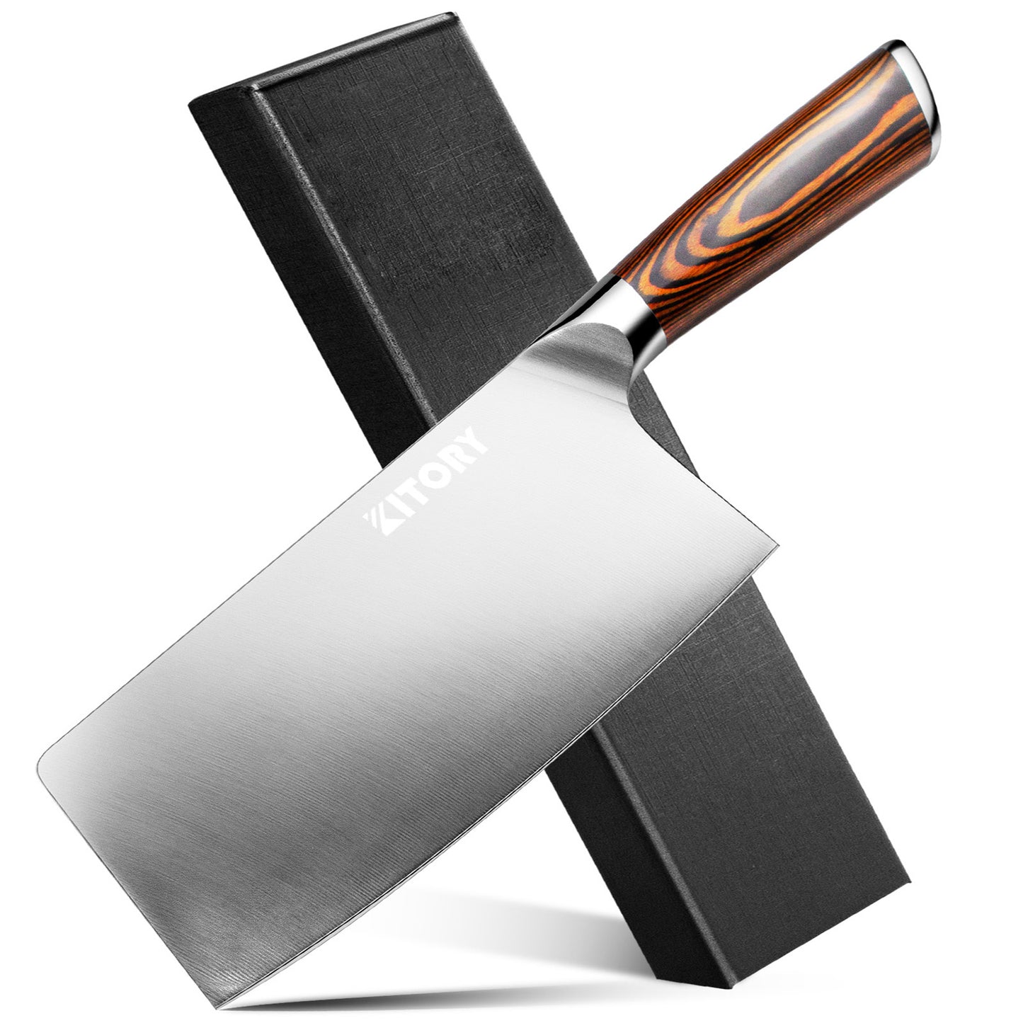 Kitory Meat Cleaver 7 Inch German High Carbon Stainless Steel