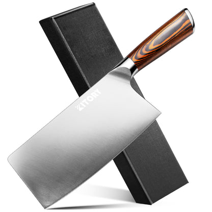 Meat Cleaver Knife Chinese Chef Knife 7inch