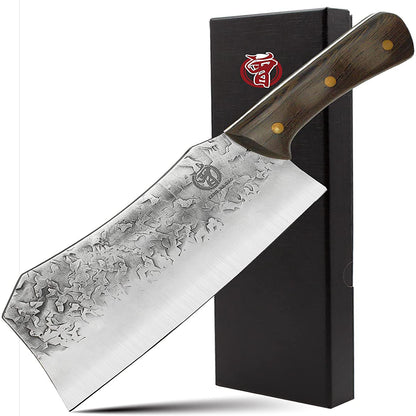 ZENG JIA DAO Meat Cleaver Chinese Knife 7 Inch Hand Made Stainless Steel