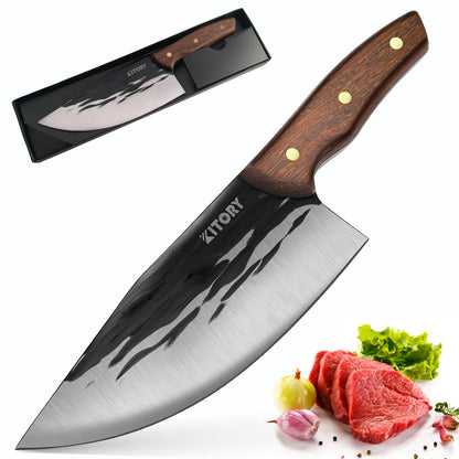 Kitory Butcher Boning Knife Full-tang With Copper Rivets